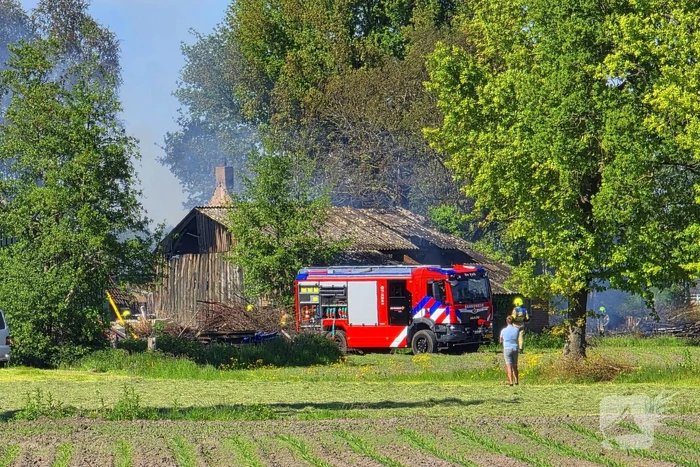 Mogelijk asbest vrijgekomen bij woningbrand