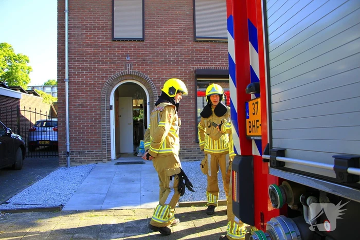 Oude gasleiding komt los tijdens werkzaamheden