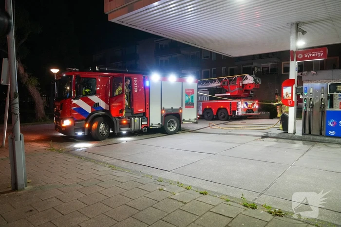 Brand op balkon op eerste verdieping