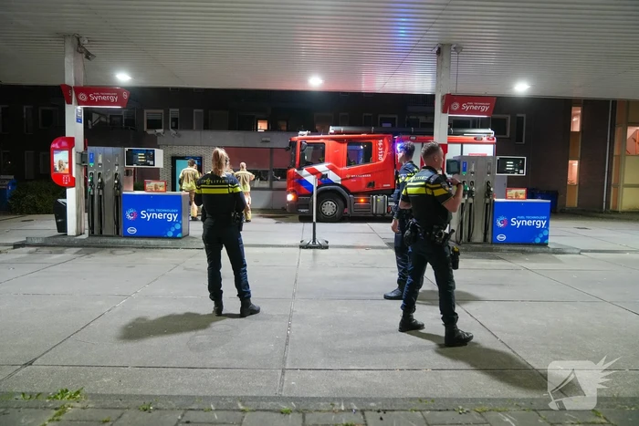 Brand op balkon op eerste verdieping