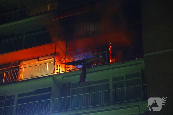 Grote brand verwoest woning