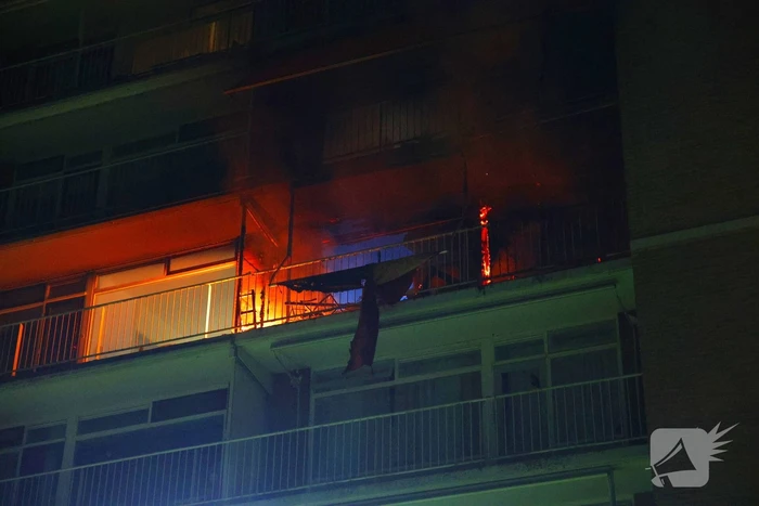 Grote brand verwoest woning
