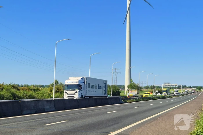 Storing Haringvlietbrug, zorgt voor flinke file