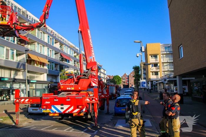 Duif gered van balkon