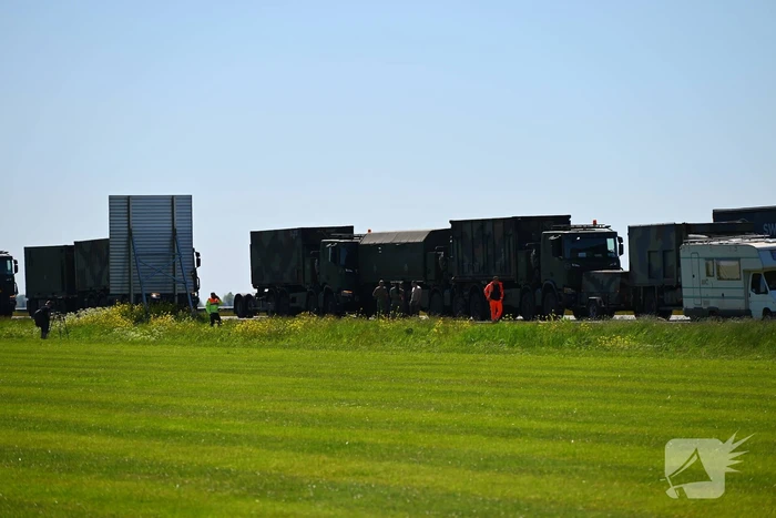 Ongelukkige situatie bij militaire colonne