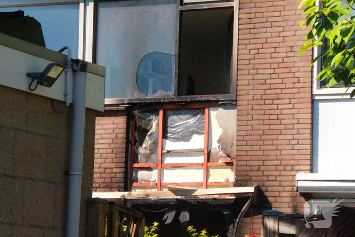 Veel rookontwikkeling bij woningbrand