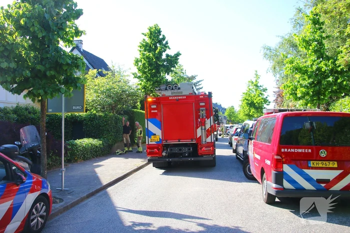 Forse rookontwikkeling zichtbaar bij gebouwbrand