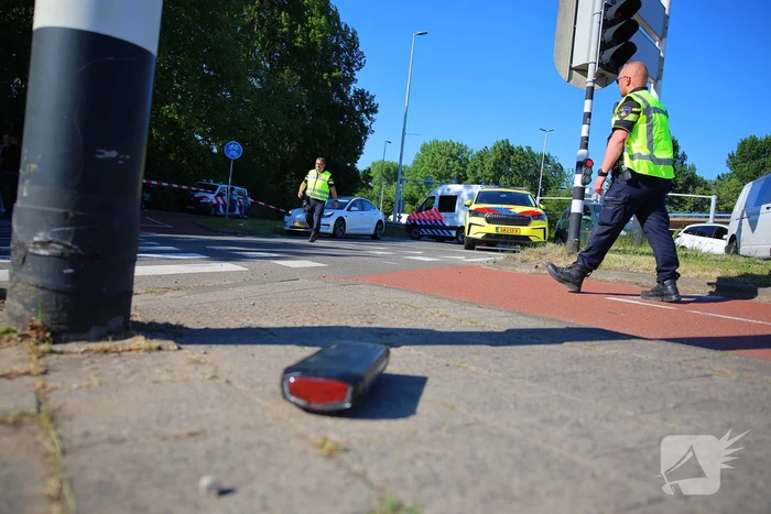 Fietser geschept en overleden