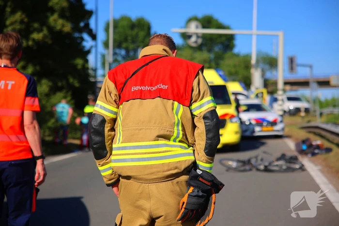 Fietser geschept en overleden