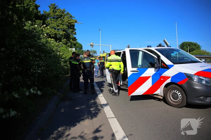 Fietser geschept en overleden