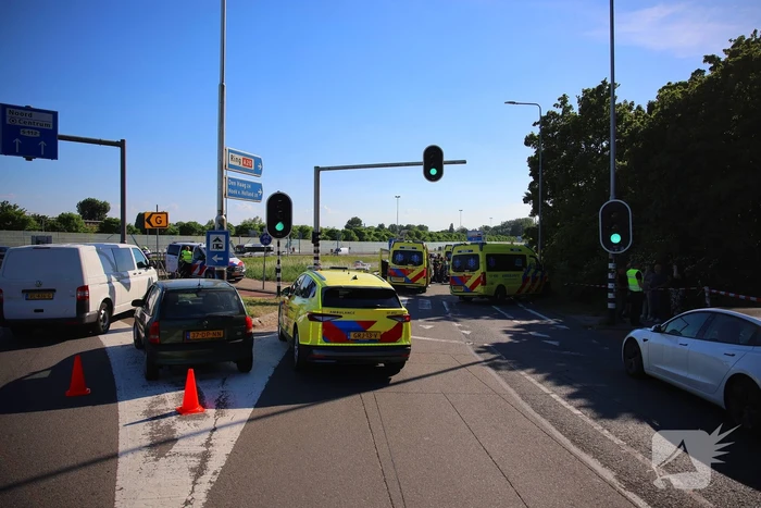 Fietser geschept en overleden