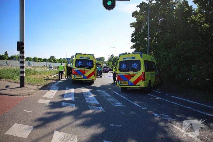 Fietser geschept en overleden