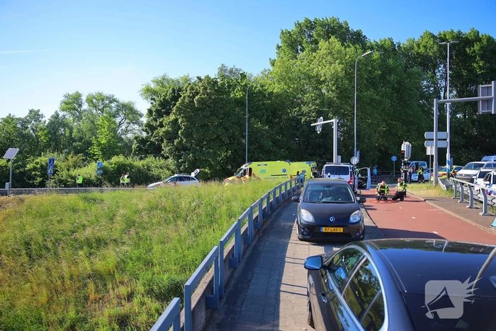 Fietser geschept en overleden