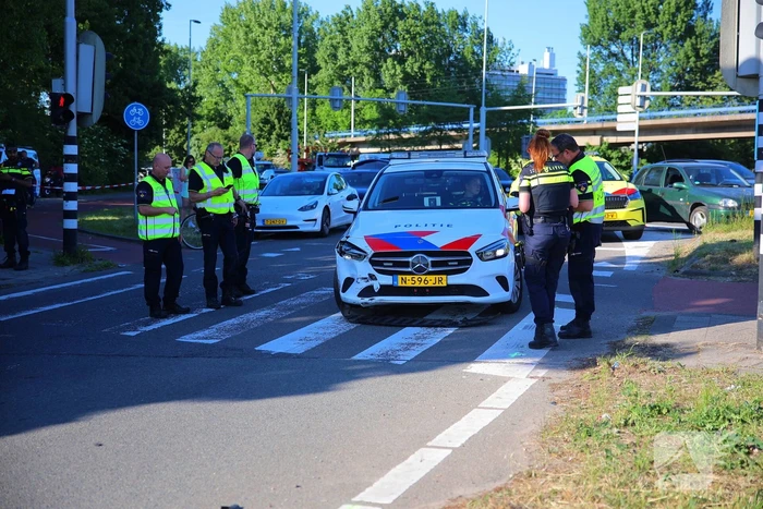 Fietser geschept en overleden