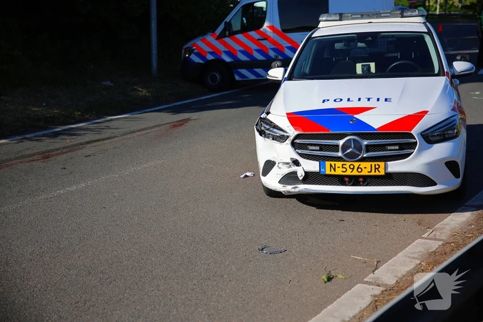 Fietser geschept en overleden
