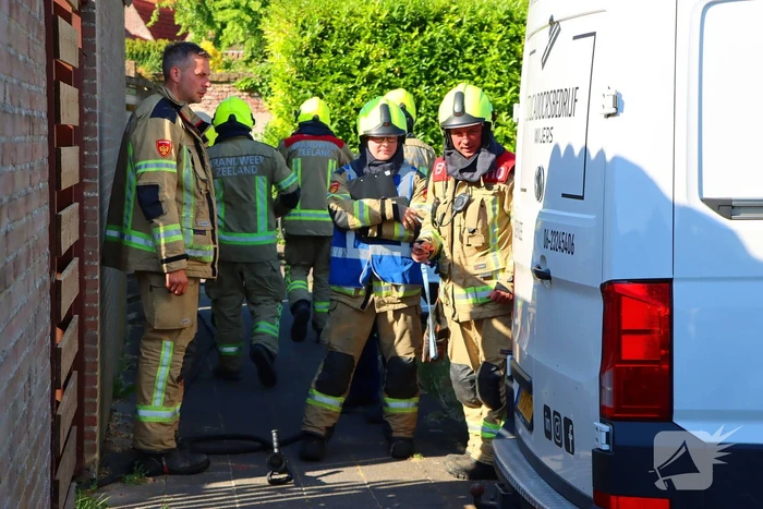 Brand in schuur geblust