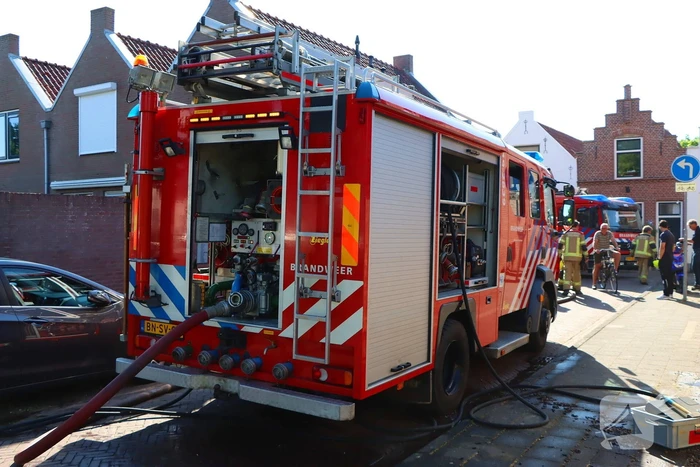 Brand in schuur geblust