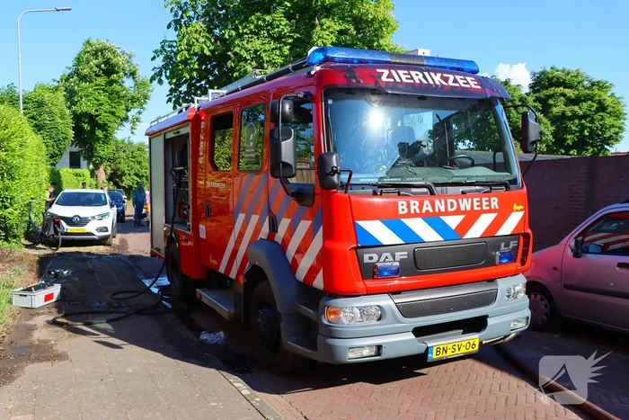 Brand in schuur geblust