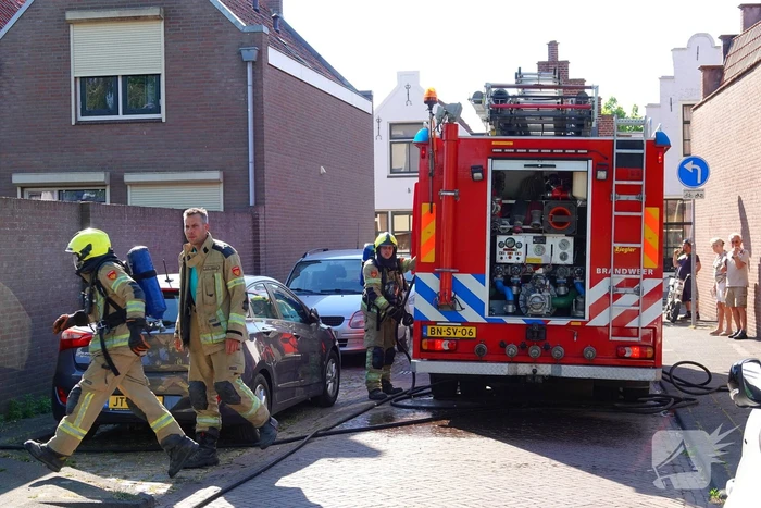 Brand in schuur geblust