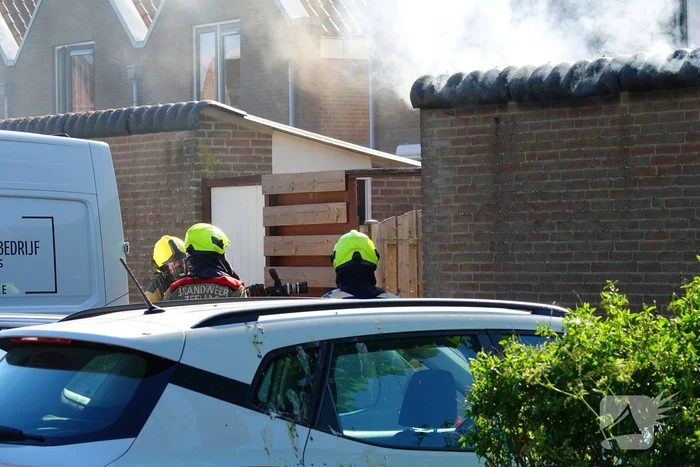 Brand in schuur geblust