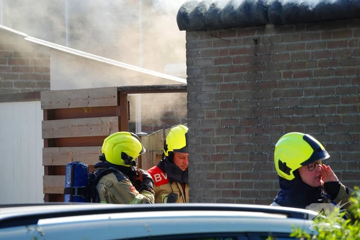 Brand in schuur geblust