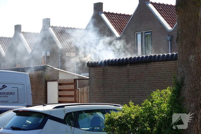 Brand in schuur geblust