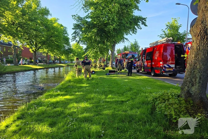 Duikteam ingezet voor step aan de waterkant