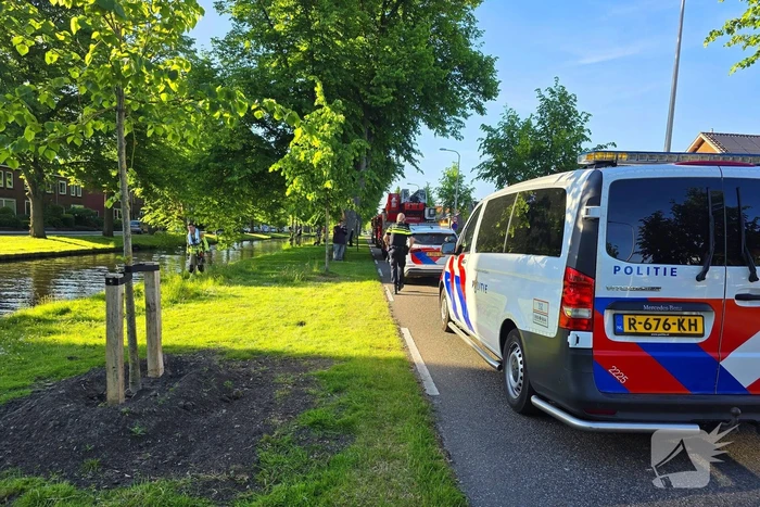 Duikteam ingezet voor step aan de waterkant