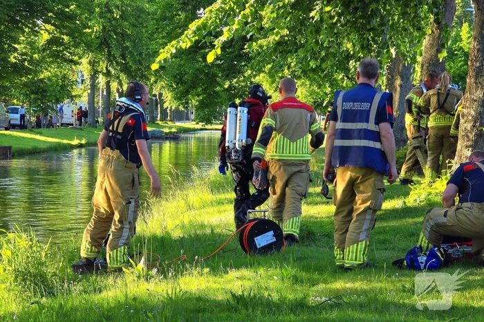 Duikteam ingezet voor step aan de waterkant