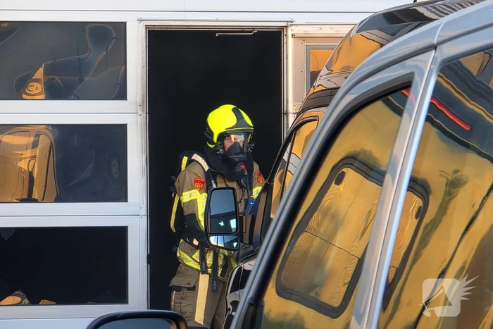 Brandweer ingezet voor brand in autogarage