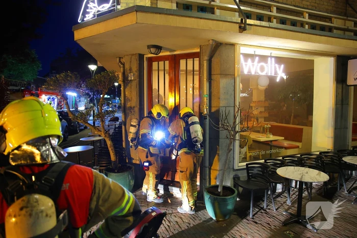 Brand in coffee bar leidt tot rookoverlast