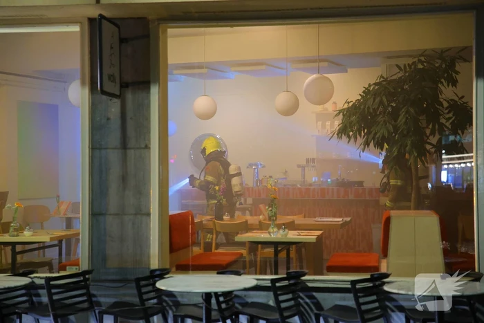 Brand in coffee bar leidt tot rookoverlast