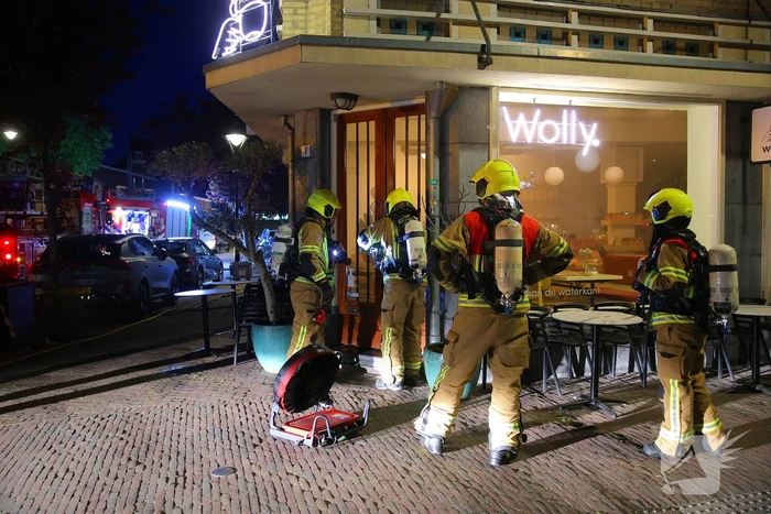 Brand in coffee bar leidt tot rookoverlast