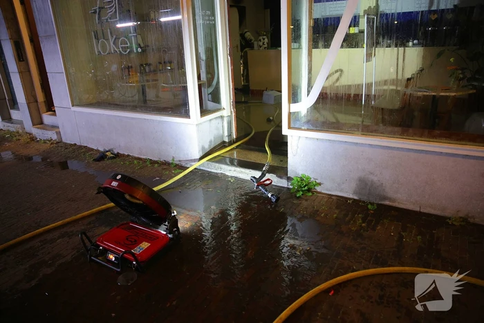 Brand in coffee bar leidt tot rookoverlast