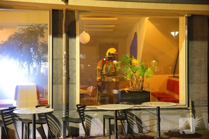 Brand in coffee bar leidt tot rookoverlast