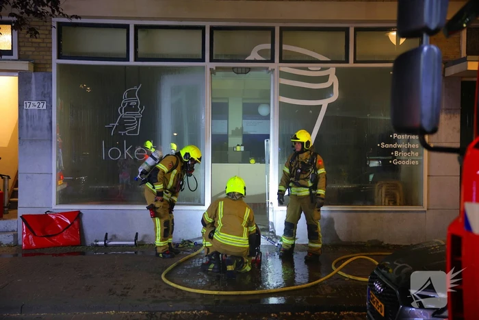 Brand in coffee bar leidt tot rookoverlast