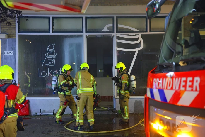 Brand in coffee bar leidt tot rookoverlast