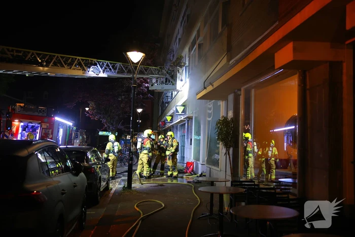 Brand in coffee bar leidt tot rookoverlast