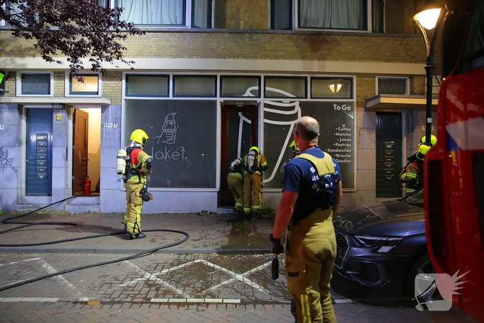 Brand in coffee bar leidt tot rookoverlast