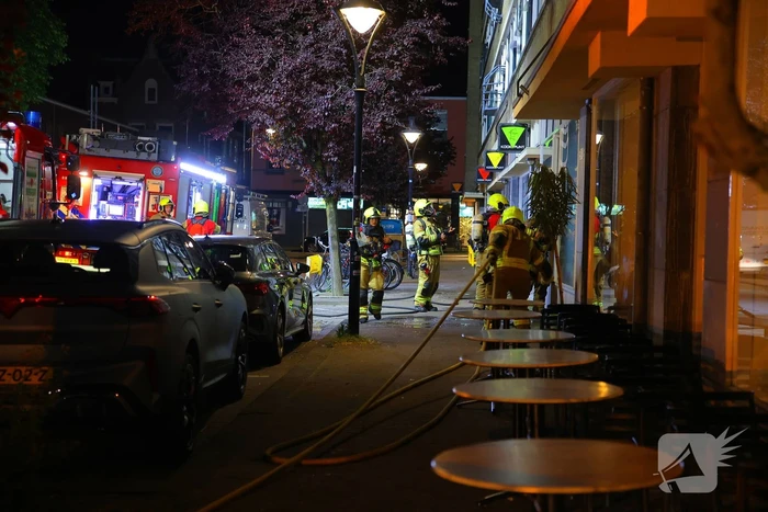 Brand in coffee bar leidt tot rookoverlast