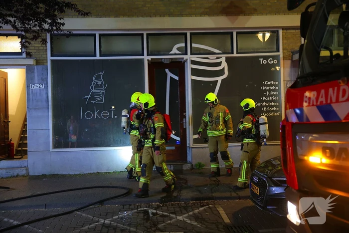 Brand in coffee bar leidt tot rookoverlast