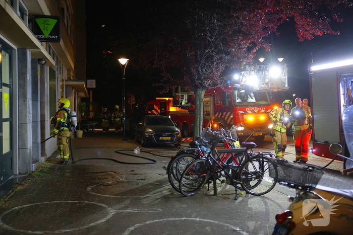 Brand in coffee bar leidt tot rookoverlast