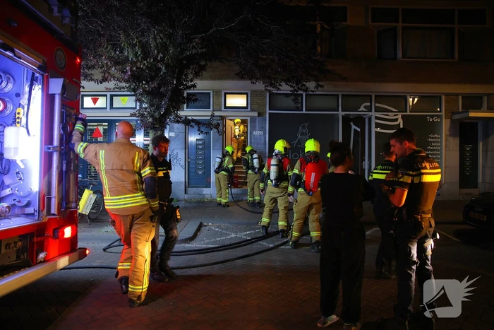 Brand in coffee bar leidt tot rookoverlast