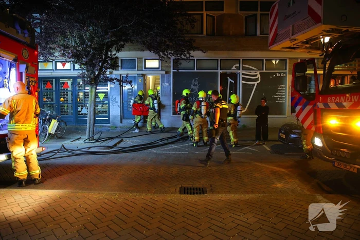 Brand in coffee bar leidt tot rookoverlast