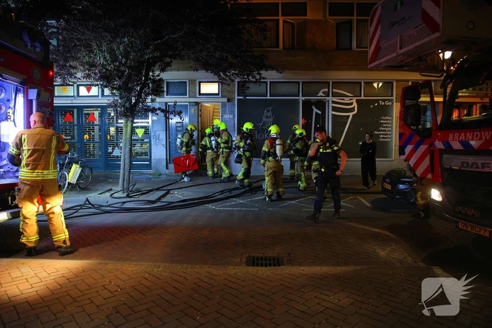 Brand in coffee bar leidt tot rookoverlast