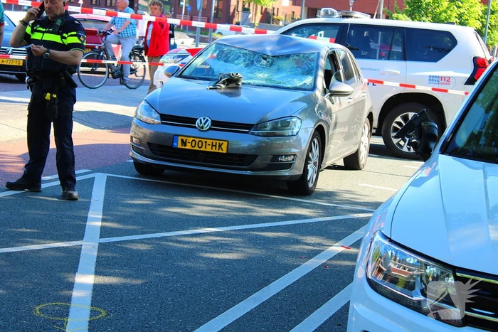 Spoedtransport naar ziekenhuis na aanrijding