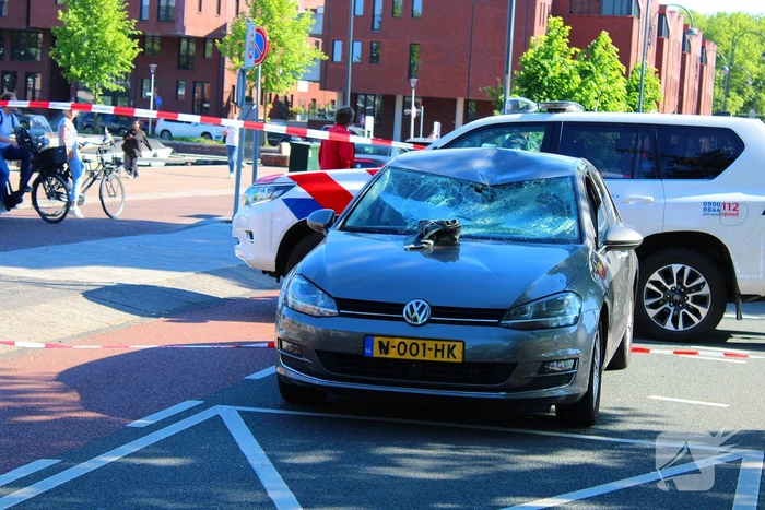 Spoedtransport naar ziekenhuis na aanrijding