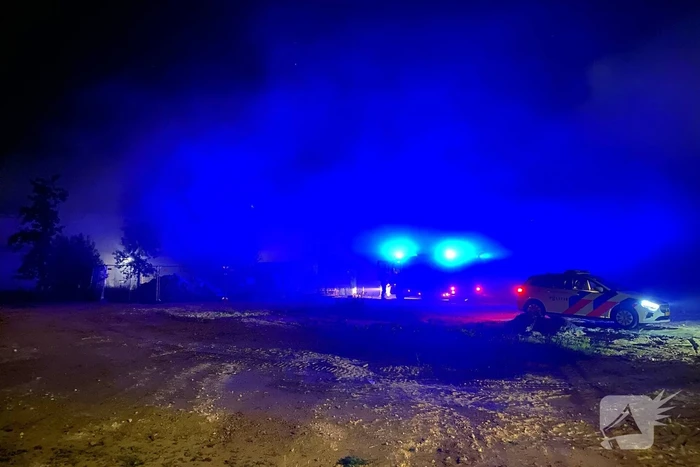 Brand in tijdelijke units zorgt voor rookoverlast
