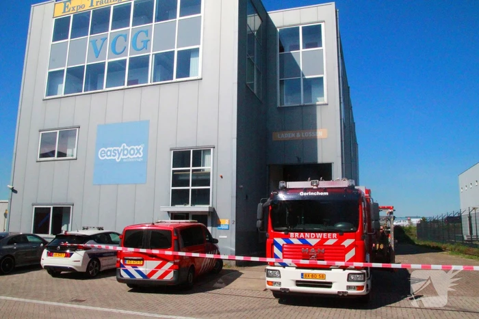 Afzetting rondom pand na melding van gevaarlijke stoffen
