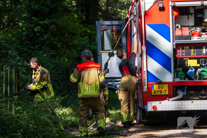 Brandweer in actie na melding van brand